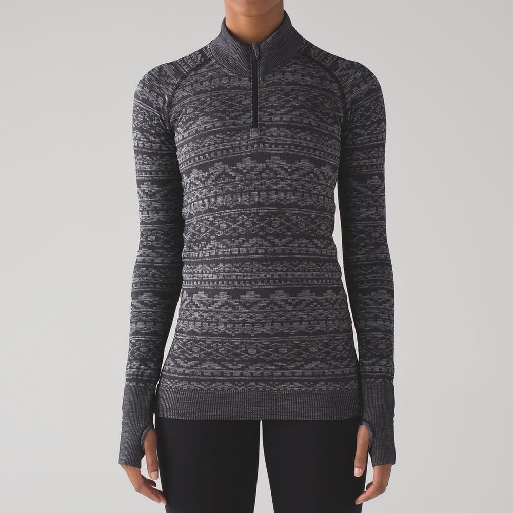 🔴SOLD🔴 Lululemon Rest Less 1/4 Zip Grey sz 6